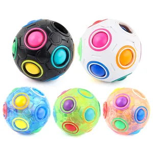 Rainbow Magic Ball puzzle set with 5 color variants for stress relief and brain training