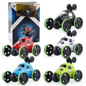 360-degree wireless RC stunt car toy set in five colors with 2.4G remote control