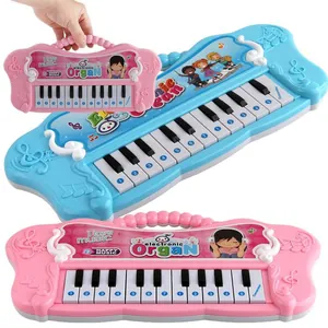 Children Educational Musical Instrument Simulation Electronic Piano Toy With Handle Portable Electronic Organ For Kids Gifts