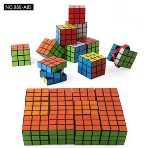 Professional 3x3 speed cube for brain training and stress relief in multi-color plastic