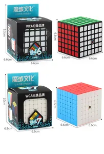 MoYu Meilong 6x6 and 7x7 speed cube detail showing product size and packaging