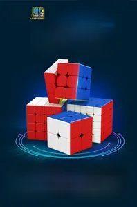 Detailed set of professional 2x2 to 5x2 magnetic cubes for smooth and stable puzzle solving