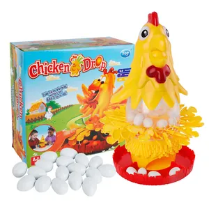 Chicken Drop Educational Tabletop Board Game Rooster Egg Laying Interactive Plastic Toy For Kids Family Party Multiplayer Play