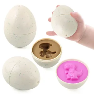 DIY dinosaur matching eggs educational toy set with removable colorful parts for kids