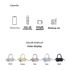 Polka dot bowling bag in multiple colors showing interior capacity and star charm detail