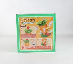 Detail view of the back packaging showing 3-step gameplay for carrot balance tower game