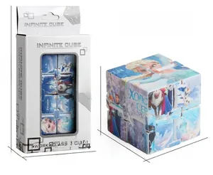Infinite Cube fidget toy featuring Frozen characters with dimensions 14.5x7.5x3cm