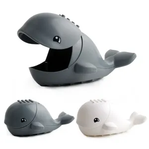 Cartoon Whale Dolphin Marine Animal Building Blocks Toy Compatible DIY Educational Plastic Collectible Hero Mini Figures Gifts