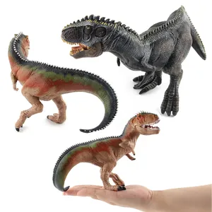 Realistic Plastic Giganotosaurus Dinosaur Model Toy Solid Simulation Animal Figurine Static Desktop Decoration Gift Kids