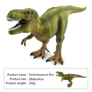 Detailed Tyrannosaurus Rex toy dinosaur model 28x8x14cm with realistic skin texture
