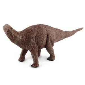 Textura de piel realista detallada de un modelo de juguete de dinosaurio Braquiosaurio