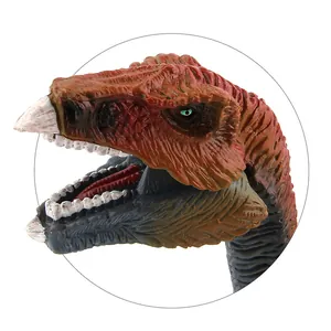 Modèle classique de dinosaure Therizinosaurus avec textures de peau réalistes et tête