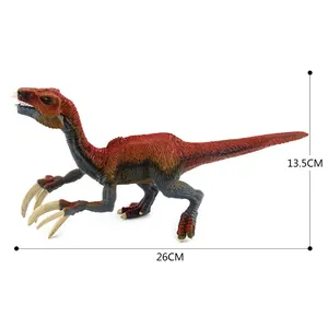 Modèle de dinosaure Therizinosaurus mesurant 26 cm de long et 13,5 cm de haut