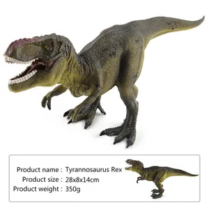 Detailed Tyrannosaurus Rex model with natural scales measuring 28x8x14cm and weighing 350g