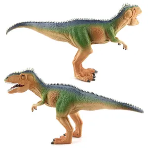 Realistic Giganotosaurus dinosaur toy model with detailed skin texture and spikes