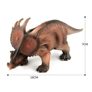Detailliertes Styracosaurus Dinosaurier Modell Spielzeug 16cm lang mit realistischer Textur