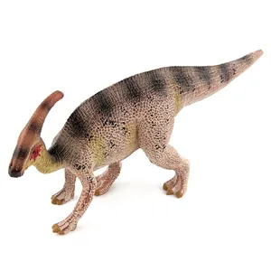 Detaillierte Hautstruktur und realistische Markierungen am Parasaurolophus Modell
