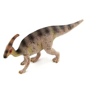 Realistisches Parasaurolophus Saurier-Modell mit Schuppentextur und lebensechten Farben