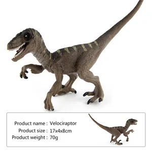Λεπτομέρεια μοντέλου δεινοσαύρου Velociraptor με διαστάσεις 17x4x8cm και βάρος 70g σε λευκό