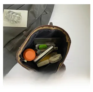 Interior view of large tote bag showing ample space for laptop and daily essentials