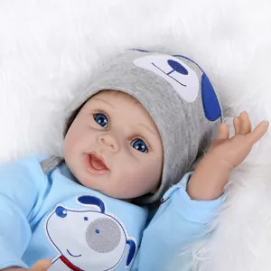 Realistic Reborn Baby Doll Soft Silicone Vinyl Cotton Body Newborn Toy With Clothes Pacifier Bottle Gift For Kids Girls Birthday