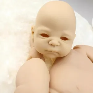 Unpainted Reborn Baby Doll Kit Full Body Silicone Vinyl DIY Lifelike Newborn Realistic Parts Unfinished Mold