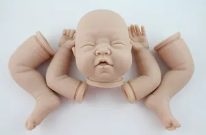5-teiliges DIY Reborn-Babypuppen-Set mit Vinylkopf und Gliedmaßen für Kinder