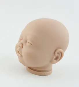Silikonform für DIY-Reborn-Puppen mit schlafendem Babygesicht und geschlossenen Augen