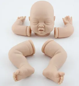 Detaillierte DIY Reborn Babypuppe Bausatz Teile Kopf Arme Beine Modell YS-08 Set