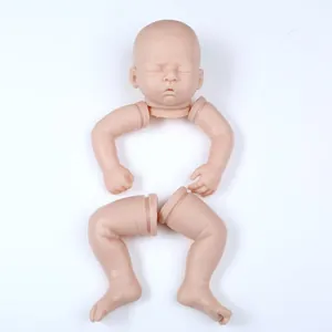 Realistic Reborn Doll Kit Soft Silicone Baby Doll Head And Limbs Parts For DIY Lifelike Newborn Doll Making Supplies
