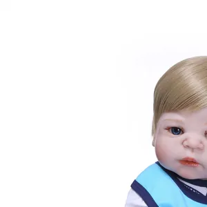 Detail of reborn doll featuring lifelike skin texture and realistic blue eyes
