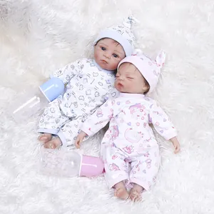Realistic Mini Reborn Baby Doll Soft Silicone Limbs Cotton Body Simulation Newborn Doll Toy With Clothes For Kids Girls