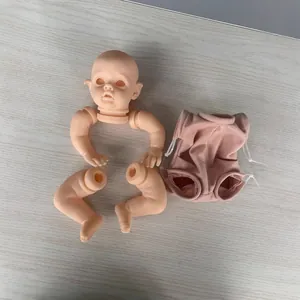 Unpainted reborn fairy doll kit FLO with vinyl limbs and soft fabric body parts