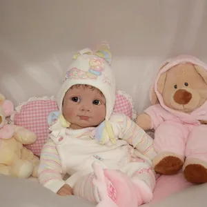 Unpainted Unassembled Reborn Doll Kit Silicone Vinyl Realistic Baby Doll Head Limbs With Cloth Body DIY Hobby Accessories