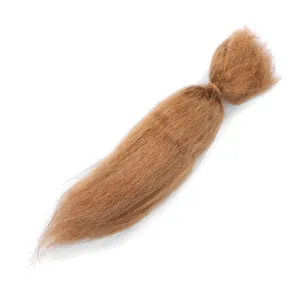 DIY Mohair-Imitat Haarwurzeln Für Reborn-Babypuppen Weiche Lockige Synthetische Puppenhaarfasern Für Handgefertigtes Puppenperückenzubehör