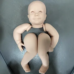 25 Zoll June Reborn Puppenbausatz mit weichem Vinylkopf und Gliedmaßen für DIY-Babypuppen