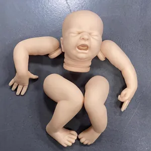 Unbemalter 19-Zoll Maria Reborn Baby Doll Bausatz mit weinendem Gesicht und Gliedmaßen
