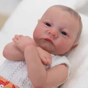 Realistic 19 inch Reborn Doll Levi Awake with 3D skin texture and visible veins