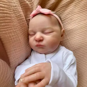 Poupée Reborn Laura de 20 pouces réaliste avec texture de peau 3D et veines visibles