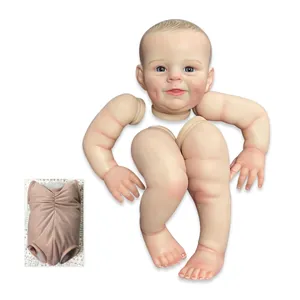 55cm Shaya Reborn Baby Jungen Bausatz mit Vinylkopf, Gliedmaßen und Stoffkörper