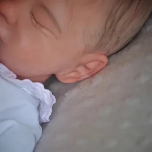 49cm Rosalie reborn baby doll with 3D hand-painted skin and realistic hair details