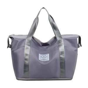 Reisetasche mit großem Fassungsvermögen, Nassfach und separatem Schuhfach für Sport und Fitness