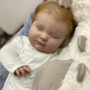 60cm Realistic Reborn Baby Doll Joseph Lifelike Handmade Soft Silicone Cloth Body Visible Veins Sleeping Newborn Doll Toy Gift