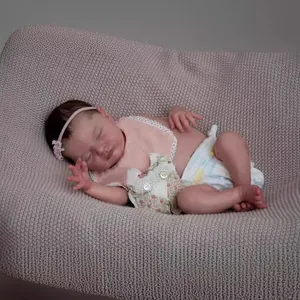Poupée Reborn Laura 20 pouces réaliste avec peau 3D et veines apparentes