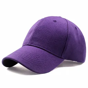 Classico Cappellino da Baseball in 100% Cotone Per Uomo Donna Regolabile Tinta Unita Visiera Curva Cappello da Sole Sport
