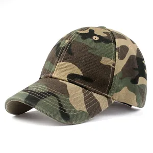 Forest camouflage baseball cap featuring a mesh design for outdoor sun protection