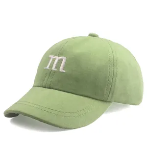 Casquette de Baseball en Coton pour Enfants Chapeau de Protection Solaire Avec Broderie Lettre M Ajustable Sport Décontracté Garçons Filles