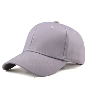 Detailed macro view of the grey cotton baseball cap with ventilation eyelets