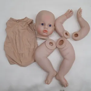 28-inch painted Reborn Doll DIY kit with vinyl limbs, head, and cloth body parts