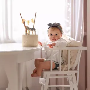Realistic Life Like Reborn Baby Doll With Hand Painted Veins And Rooted Hair White Lace Outfit For Kids Birthday Collection Gift